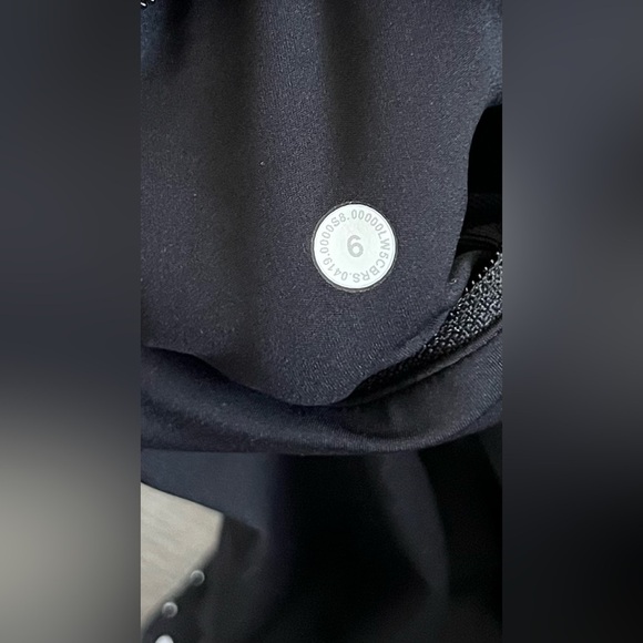 Lululemon Women's Size 6 Speed Wunder Tight 28” Spark Leggins Black Silver - Picture 12 of 12